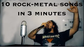 10 Rock Metal Songs in 3 Minutes by Alberto Grau [Year 2x04]