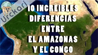 10 Increíbles Diferencias entre Las selvas del Amazonas y el Congo