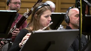 Ancient Caves Behind-the-Scenes recording end credits with Prague Philharmonic