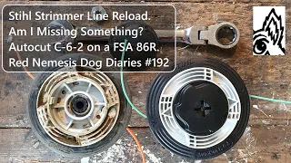 Stihl Strimmer Line Reload. Am I Missing Something? Autocut C6-2 on a FSA 86R. RND Diaries #192