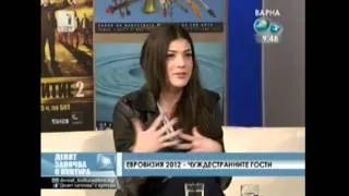 Ivi Adamou at "The Day Begins With Culture" (Bulgarian broadcast - BNT1 TV)