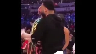 J Cole shows how to properly greet your homeboy's girl