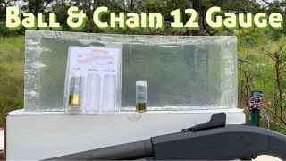 Ball & Chain 12 Gauge Vs Ballistic Gel #shorts