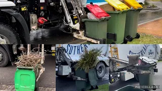 GARBAGE TRUCKS Vs OVERFLOWING BINS!