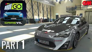 Project CARS GO (by GAMEVIL) Android / iOS - walkthrough gameplay part 1 (tutorial)