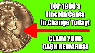 GUARANTEED CA$H REWARD$! Look For These HIGH DEMAND 1960's Lincoln Cents RIGHT NOW!