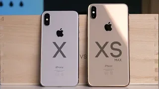 iPhone XS Max vs iPhone X - сравнение и первые впечатления