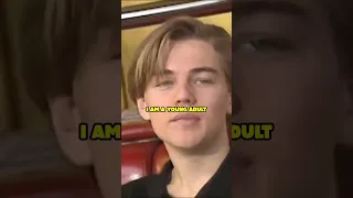 young LEONARDO DICAPRIO talks about his FUTURE ACTING CAREER (1995)