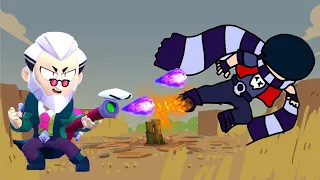 BRAWL STARS ANIMATION 🔥 Edgar Fight Byron