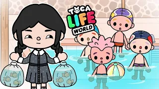 Wednesday Addams movie in Toca Boca part 1 🖤 Toca Life World