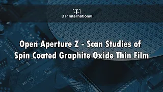 Open Aperture Z - Scan Studies of Spin Coated Graphite Oxide Thin Film