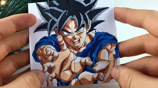 TUTORIAL Goku Transformations| Endless card DIY Gift