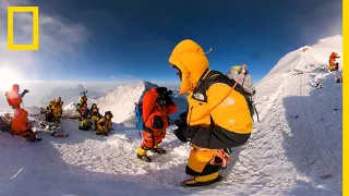 EXPÉDITION EVEREST : LA MISSION | Vidéo 360° | National Geographic x Rolex