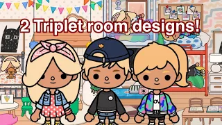 2 Triplet Room Ideas| Toca Sloth