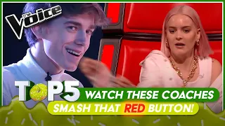 The best ALL CHAIR TURNS on THE VOICE! 🚨  | TOP5