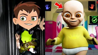 Poppy Playtime Ben 10 (Ben Tennyson) & Baby In Yellow New Huggy Wuggy is a Ben 10 & Baby In Yellow