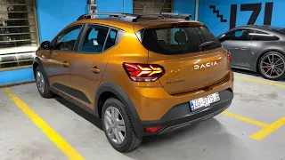 DACIA Sandero Stepway 2023 - LED lights, indicators & infotainment system