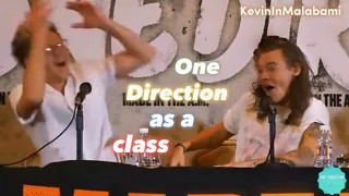 One Direction as a class (aka 5 minutes of pure chaos!)