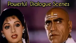 Sridevi - Amrish Puri | Powerful Dialogues Scenes | Mega Bollywood