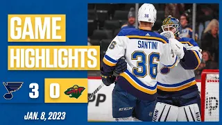 Game Highlights: Blues 3, Wild 0