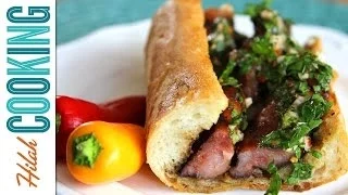 How to Make Choripanes |  Hilah Cooking