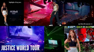 Justin Bieber Justice World Tour Concert Vlog | First Time Seeing Him In Live