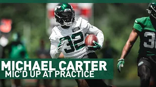 🎤 Michael Carter Mic'd Up 🎤 | The New York Jets | NFL