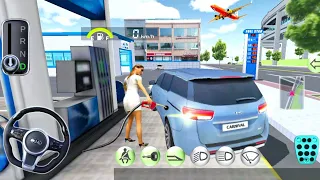 Super Luxurius Car In Gas Station Of 3D Driving Class - Android Gameplay