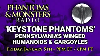 'KEYSTONE PHANTOMS' - PENNSYLVANIA'S WINGED HUMANOIDS & GARGOYLES - LIVE Chat - Lon Strickler (Host)
