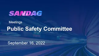 Public Safety Committee - September 16, 2022