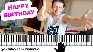 HAPPY BIRTHDAY TO YOU на пианино  🎹  разбор мелодии "С днем рождения тебя"