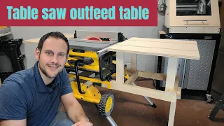 The official woodworkers DIY guide to building a Table saw outfeed table!
