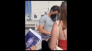 Tom Holland Meets Fans and Signs Autographs in Madrid (7/29/21)