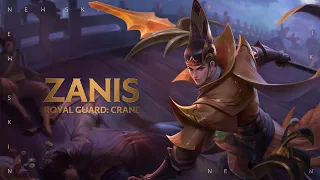 Skin Spotlight | Zanis - Royal Guard: Crane | Arena of Valor - TiMi