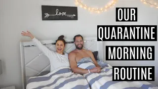 our quarantine morning routine (weekend edition)