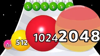 BALL HOP 2048 - Level Up Balls (Freeplay, Max Level)
