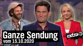 Extra 3 vom 15.10.2020 mit Christian Ehring im Ersten | extra 3 | NDR