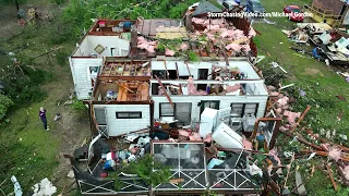 Hosford Florida #Tornado Aftermath Drone Damage Survey - 4/27/2023