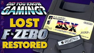 The Lost F-Zero Games Are Restored & Playable