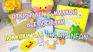 Открываем с Милкой посылку с SHEIN | Обзор покупок для уточек ЛАЛАФАНФАН | Surprise BOX FanFanduck