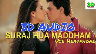 Suraj hua maddham / Shahrukh Khan and Kajol / 3d Song / Use Headphone