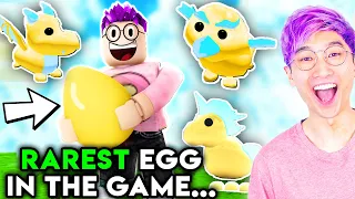 Can You Hatch The RAREST GOLDEN EGG EVER In This ROBLOX GAME!? (ADOPT ME)