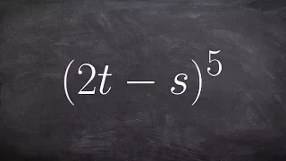Learn to expand a binomial using binomial expansion