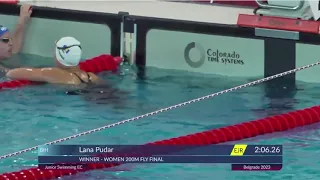 Lana Pudar 200m delfin finale ZLATO I EVROPSKI REKORD