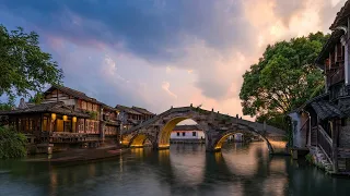 Live: A night view of the Grand Canal in Hangzhou