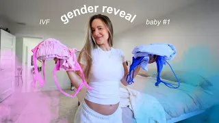 GENDER REVEAL of our first baby! 💙🩷 Fun family gender reveal idea