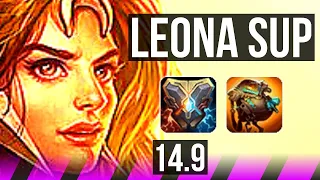 LEONA & Kalista vs ZILEAN & Ezreal (SUP) | Rank 4 Leona, 17k DMG | TR Challenger | 14.9