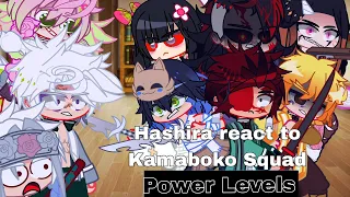 Updated Hashira react to Kamaboko squad Power Levels|Demon slayer x GN|Hashira|kamaboko Squad enjoy