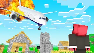 FERİTED VS UÇAK KAZASI 💥✈️ - Minecraft