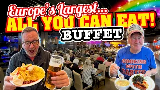 Europe's LARGEST ALL YOU CAN EAT International World Buffet (Indian Chinese Japanese & Italian Food)